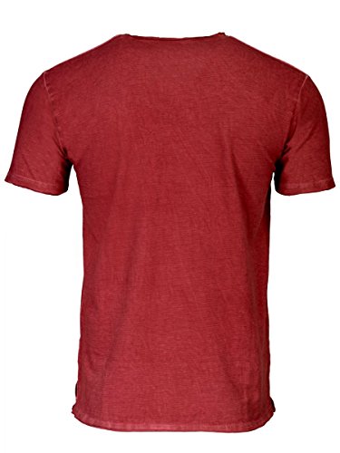 TREVOR'S KAI Herren T-Shirt mit V-Ausschnitt und Rippenstruktur aus 100% Bio-Baumwolle - soziale fair trade Kleidung, Mode vegan und nachhaltig Color kir-royale, Size S - 2
