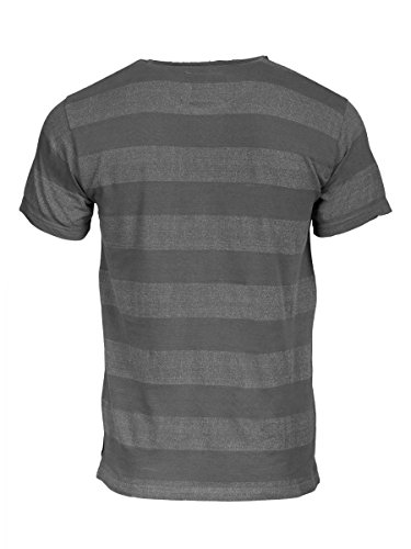 TREVOR'S KLAAS Herren T-Shirt mit Rundhalsausschnitt und breiten Streifen aus Baumwolle und Polyester - soziale fair trade Kleidung, Mode vegan und nachhaltig Color loft, Size S - 2