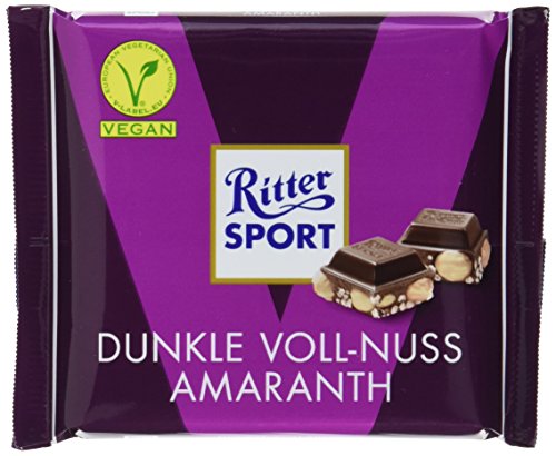 Ritter Sport Dunkle Voll-Nuss Amaranth, 100 g