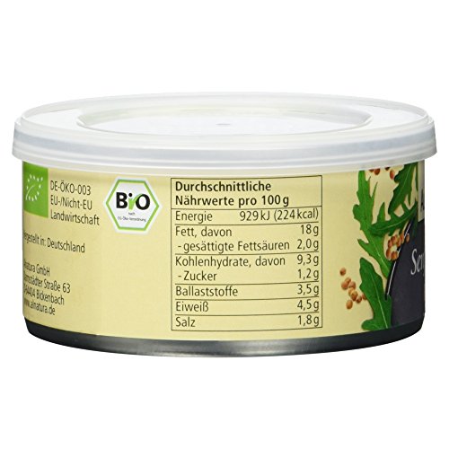 Alnatura Bio Pastete Senf-Rucola, vegan, 6er Pack (6 x 125 g) - 5