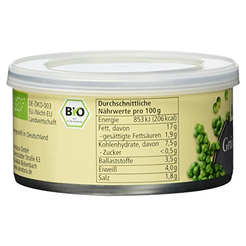 Alnatura Bio Pastete Grüner Pfeffer, vegan, 6er Pack (6 x 125 g) - 5