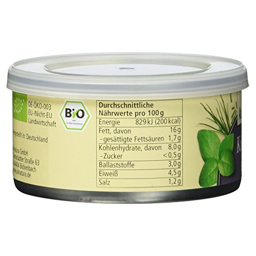 Alnatura Bio Pastete Kräuter, vegan, 6er Pack (6 x 125 g) - 5