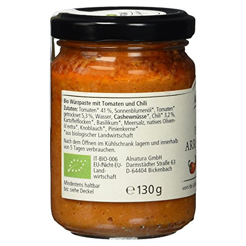 Alnatura Bio Origin Pesto Arrabbiata, 6er Pack (6 x 130 g) - 5