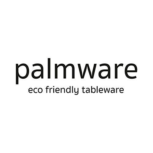 kaufdichgrün 5x Deko Palmblatt | Fingerfood Teller | 100% natur | unbeschichtet | biologisch abbaubar, kompostierbar | individuelle, dekorative Maserung | stabil und robust | individuell - 6