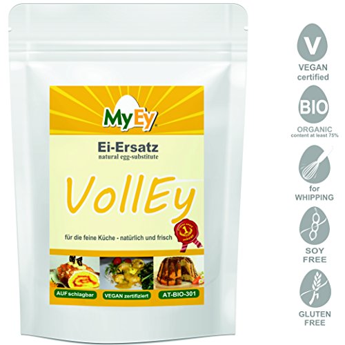 MyEy VollEy Ei-Ersatz, natürlich & voll aufschlagbar, universell einsetzbar, lactosefrei & vegan, 1er Pack (1 x 1 kg) - 3