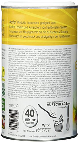 MyEy EyWeiß – Eiweiß-Ersatz – natürlich & voll aufschlagbar – vegan – 200g - 4