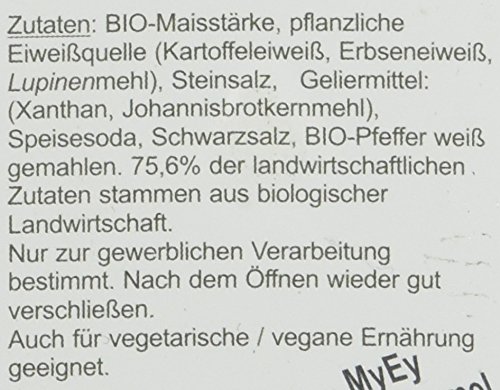 MyEy EyWeiß, Eiweiß-Ersatz, vegan, natürlich & voll aufschlagbar, mit pflanzlichen Proteinen, glutenfrei, 1er Pack (1 x 1 kg) - 3