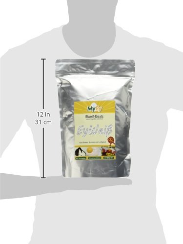 MyEy EyWeiß, Eiweiß-Ersatz, vegan, natürlich & voll aufschlagbar, mit pflanzlichen Proteinen, glutenfrei, 1er Pack (1 x 1 kg) - 5