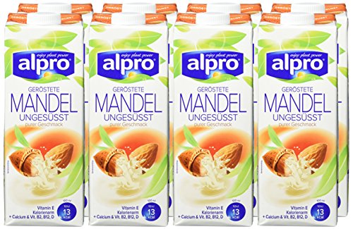 Alpro geröstete Mandeldrink ungesüßt, 8er Pack (8 x 1 l) - 2