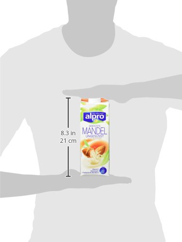 Alpro geröstete Mandeldrink ungesüßt, 8er Pack (8 x 1 l) - 8