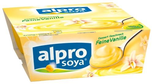 Alpro Soya Dessert feine Vanille - 3 x 500g