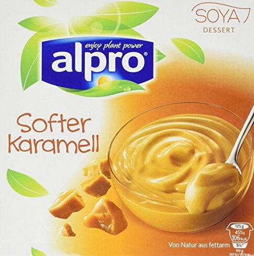 Alpro Soya Dessert softer Karamel - 6er Pack (6 x 4 x 125g)