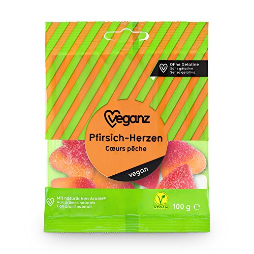 Veganz Pfirsich-Herzen - 10 x 100g