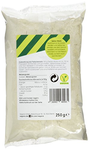 Veganz Seitan-Basis, 10er Pack (10 x 250 g) - 4