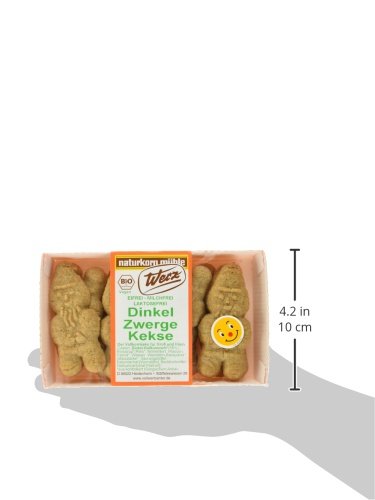 Werz Dinkel-Vollkorn-Zwerge-Kekse, 3er Pack (3 x 125 g Packung) - Bio - 5