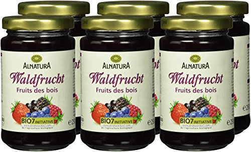 Alnatura Bio Fruchtaufstrich Waldfrucht, vegan, 6er Pack (6 x 250 g) - 2