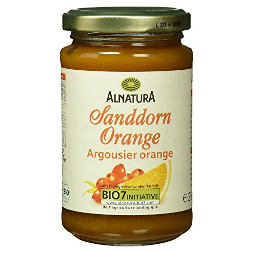 Alnatura Bio Fruchtaufstrich Sanddorn-Orange, vegan - 6 x 250g