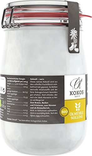 Ölmühle Solling Bio Kokosöl nativ im Bügel-Glas 1000ml - 3