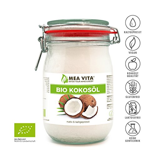 MeaVita Bio Kokosöl, nativ – 1000 ml - 2