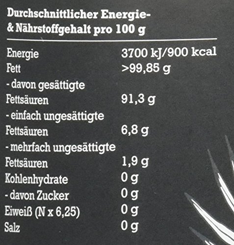 mituso Bio Kokosöl, Geschmacksneutral (desodoriert), 1er Pack (1 x 5000 ml) - 2