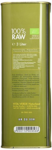 Vita Verde Olivenöl nativ extra, 1er Pack (1 x 3 kg) - 4