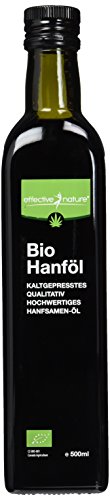 Hochwertiges Hanföl 500ml - kalt gepresst - Bio