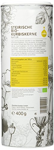 Fandler Steirische Bio-Kürbiskerne natur, 1er Pack (1 x 400 g) - 3