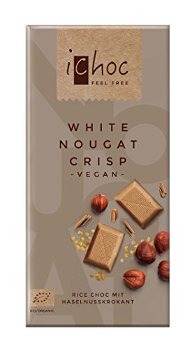 Vivani iChoc - White Nougat Crisp - vegan - Rice Choc (5 x 80 g)