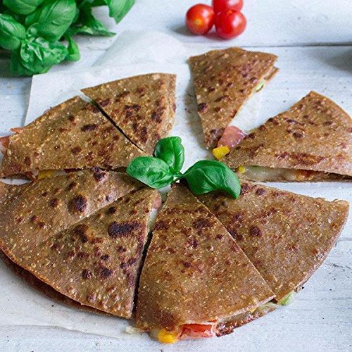 Lizza Low-Carb Wrap aus Lein- und Chiasamen. Bio. Glutenfrei. Vegan. (12 x 90g) - 5