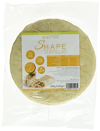 Shape Low Carb 7 Tortillas á 40 Gramm, 1er Pack (1 x 280 g)