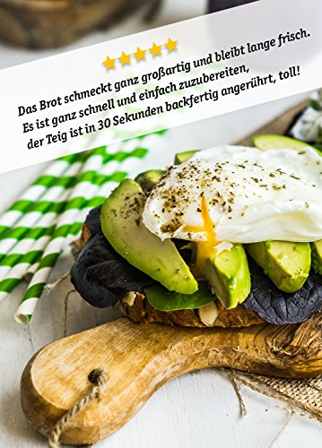 Organic Workout LOW-CARB-BROT-BACKMISCHUNG 3er Pack - 100% Bio | paleo | glutenfrei | eiweissbrot | ballaststoffreich | ohne Zuckerzusatz | ohne Getreide | hergestellt in Deutschland - 4