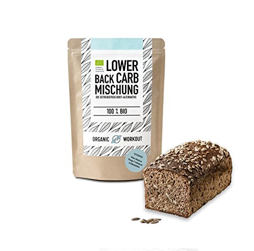 Organic Workout  Low-Carb-Brot-Backmischung - 100% Bio - Eiweißbrot