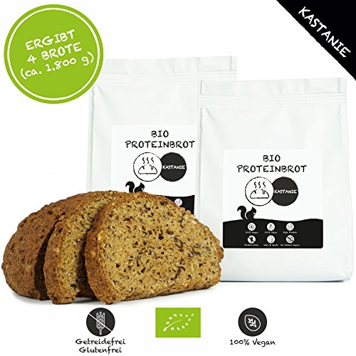 PALEO Brot-Backmischung Kastanie: BIO - 20% Eiweiß - von Paleo To Go