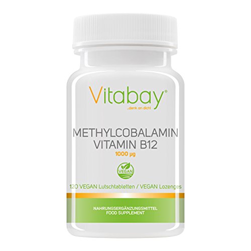 Vitabay Vitamin B12 Lutschtabletten - Methylcobalamin - 1000 mcg - 120 Stück