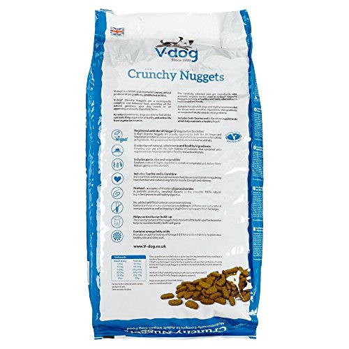 Veganes Trockenfutter für Hunde Nuggets, 15 kg - 3
