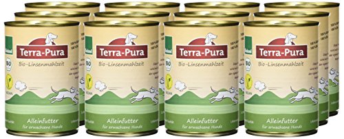 Terra Pura Bio Hundefutter Linsenmahlzeit 350 g, 12er Pack (12 x 350 g) - 2