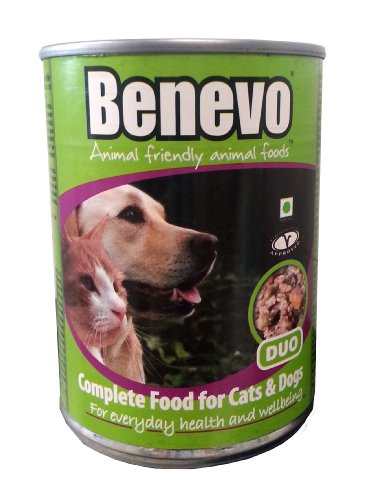 Benevo Bio Hunde- & Katzenfutter Duo - Veganes Feuchtfutter - 6 x 369g