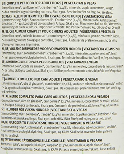 YARRAH Bio Hundefutter Vega, Getreidefrei mit Cranberries 380 g, 12er Pack (12 x 380 g) - 2