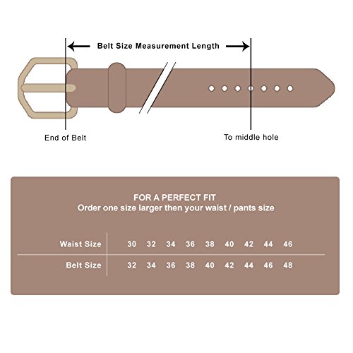 Corkor Herren Gürtel Ratsche Gürtel für Männer 30mm Breit vegan aus Veganer Schwarz korkleder - 6