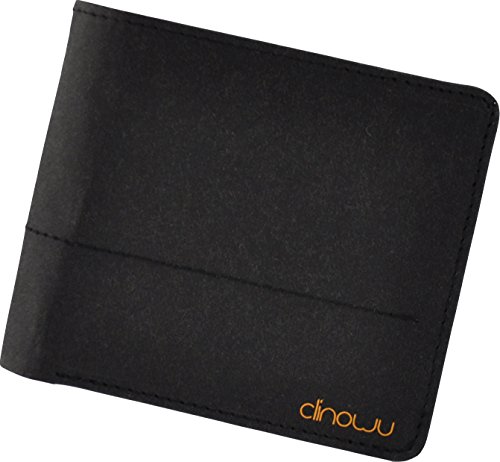 clinowu Portemonnaie im Querformat, unisex | Premium-Geldbeutel aus Kraftpapier, ohne Leder, vegan | RFID-Blocker eingebaut - 2