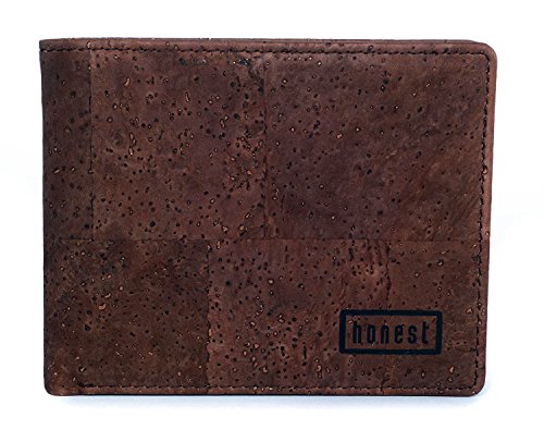 Honest Wallet - Portmonnaie aus 100% natürliches Korkleder und Baumwolle - vegan