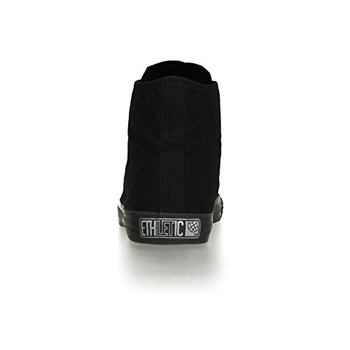 Ethletic Black Cap HiCut / High-Sneaker aus Bio-Baumwolle in schwarz – fair & nachhaltig - 4