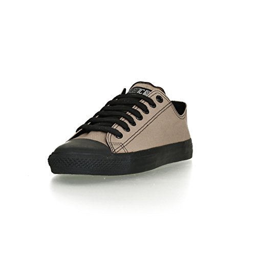 Ethletic Black Cap vegan LoCut - Farbe moon rock grey / black aus Bio-Baumwolle Größe 43 - 2