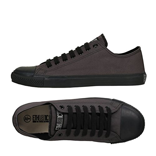Ethletic Black Cap Vegan LoCut - zinngrau / schwarz - low sneaker
