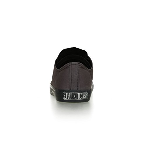 Ethletic Black Cap Vegan LoCut - Farbe Pewter Grey/Black Aus Bio-Baumwolle Größe 45 - 4