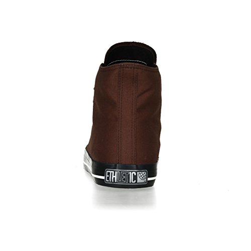 Ethletic Black Cap Hicut / High-Sneaker Collection 17 aus Bio-Baumwolle – braun / schwarz - 4