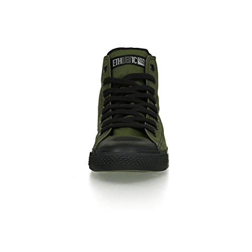 Ethletic Black Cap HiCut / High-Sneaker aus Bio-Baumwolle – grün / schwarz – fair & nachhaltig - 6