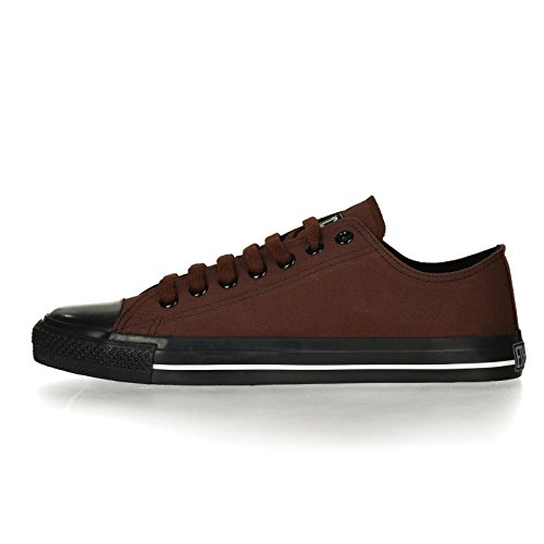 Ethletic Black Cap vegan LoCut Collection 17 - Farbe nut brown / jet black aus Bio-Baumwolle Größe 37 - 3