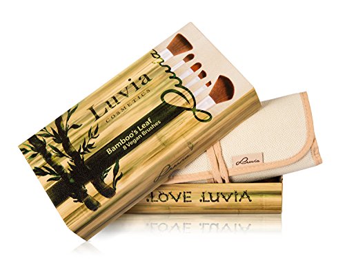 Schminkpinsel-Set Vegan von Luvia Cosmetics – 8 Make-Up Pinsel im Pinselset mit nachhaltigen Bambus-Griffen und einer Pinseltasche – Tierversuchsfreie Kosmetik - 6