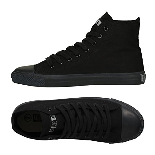 Ethletic Black Cap vegan HiCut - jet black / black - schwarz - aus Bio-Baumwolle - High Sneaker